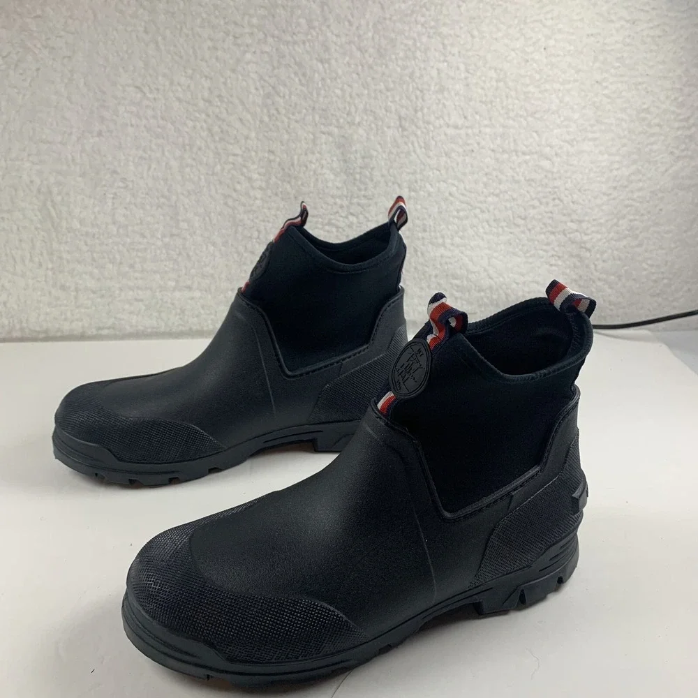 Tommy Hilfiger Candid Slip On Casual Ankle Rain Boots Women's‎ Size 8 Blue 8024